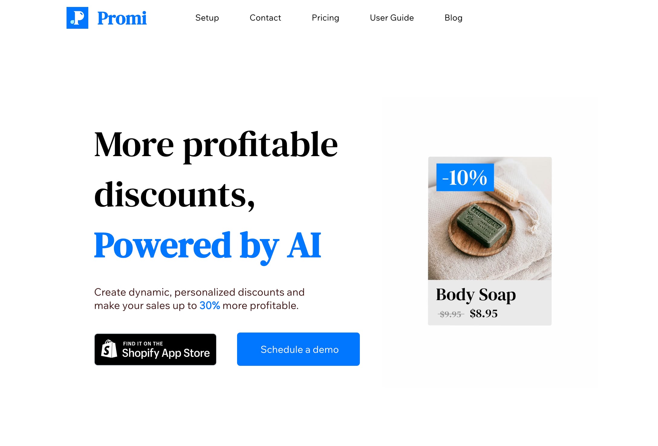 Promi | Promotions AI Personnalisées et Discounts Dynamiques