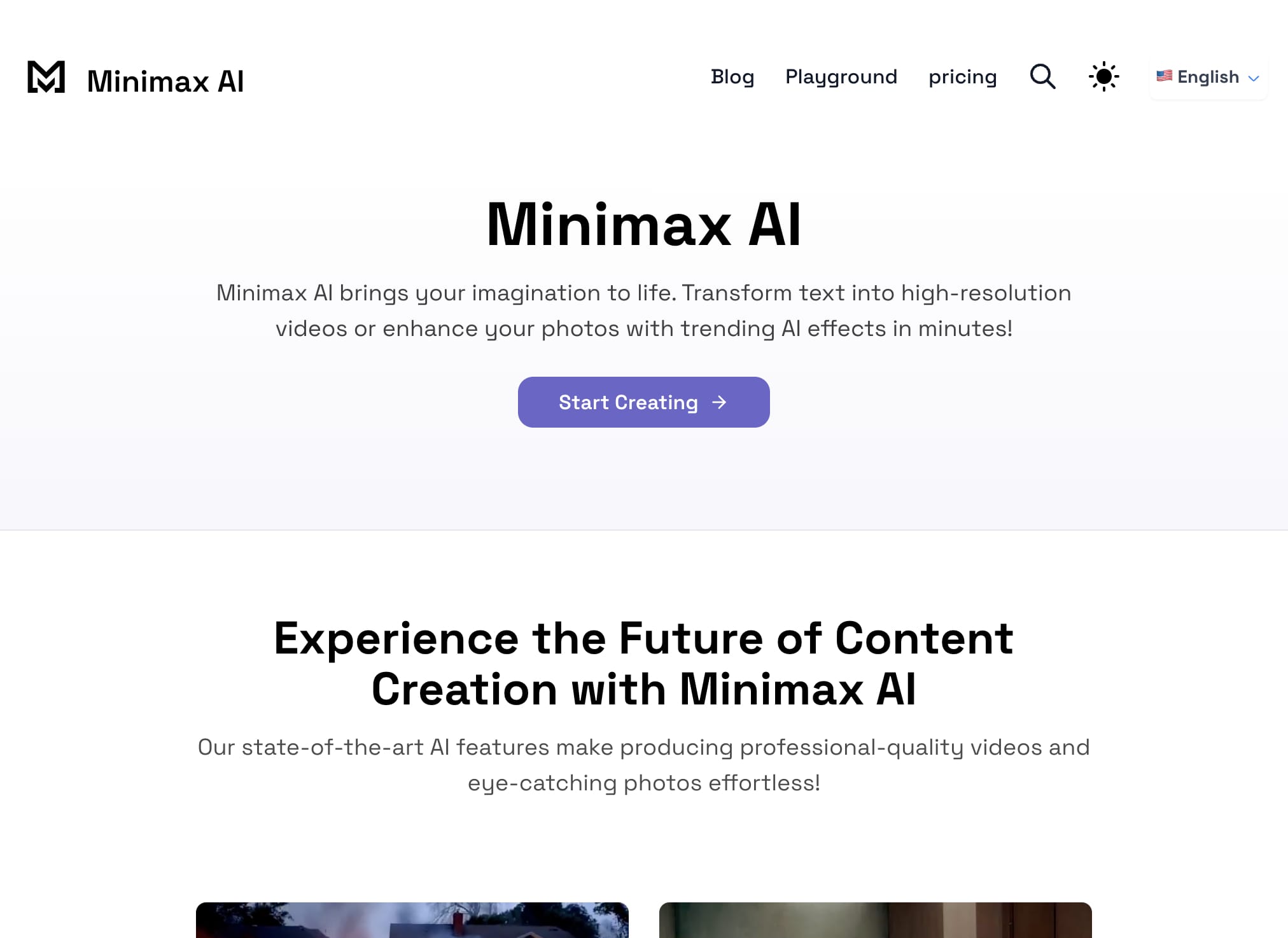 Minimax AI | Cutting-Edge Video Generation & Photo Enhancement