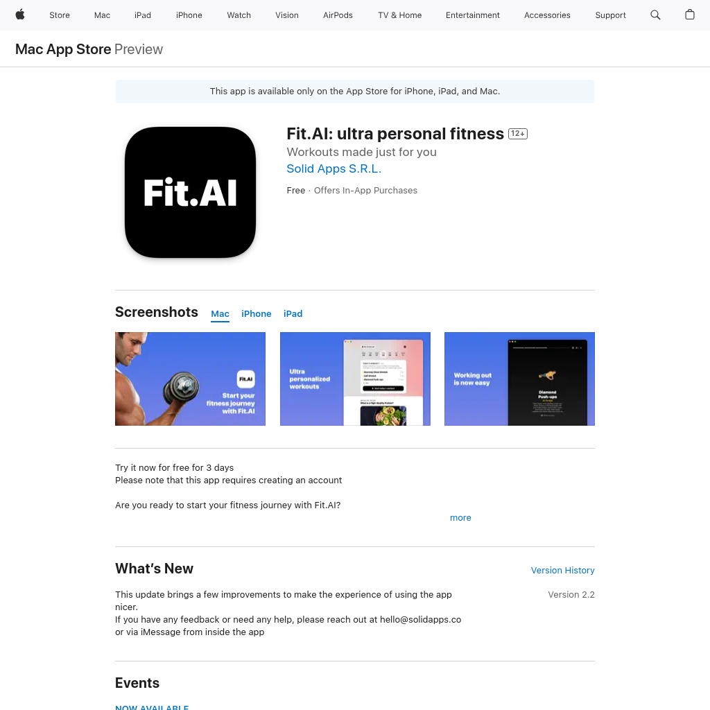 Fit.AI - Ultra Personalized Fitness App for Tailored Workouts