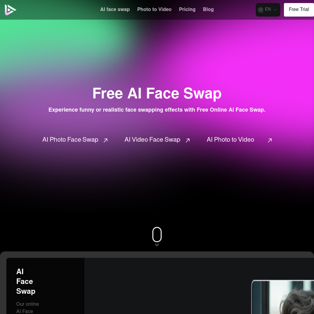 AI Face Swap - Free Online Face Transformation Tool | AI Facefy