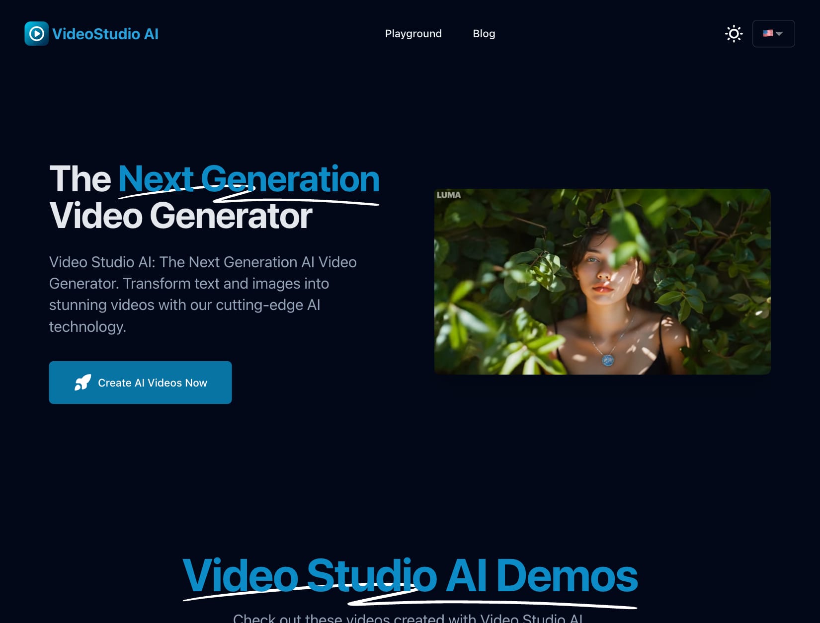 VideoStudio AI: O Gerador de Vídeos AI da Próxima Geração