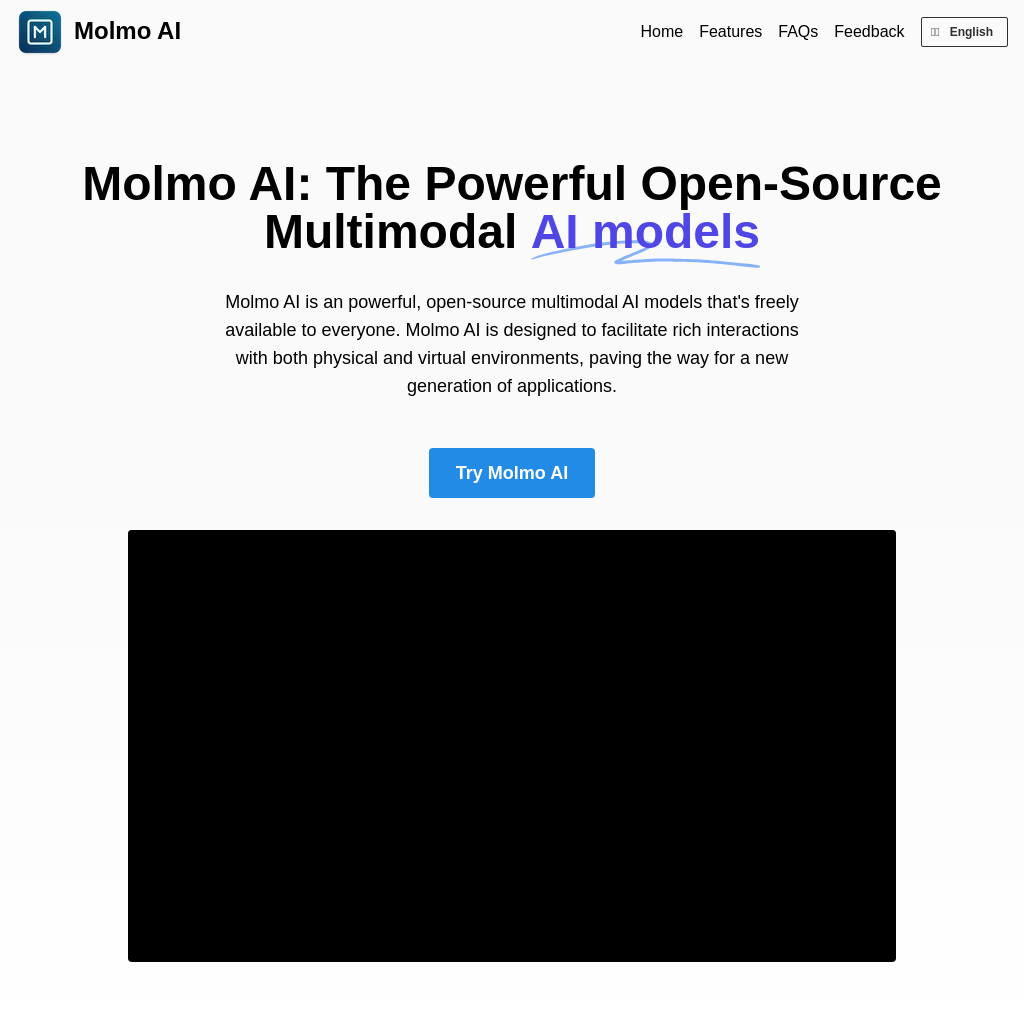 Molmo AI - Advanced Open-Source Multimodal AI Models