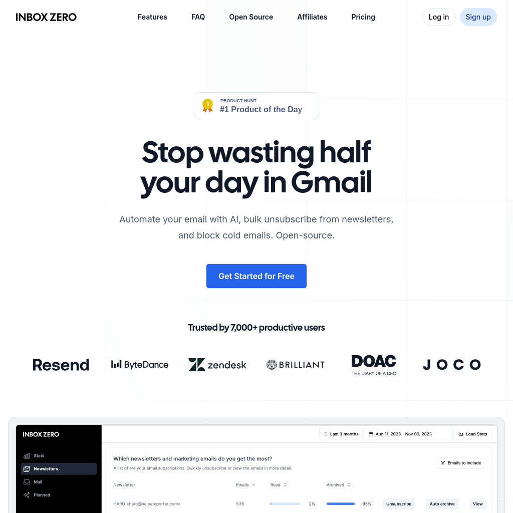 Inbox Zero | Your AI Email Assistant for a Clutter-Free Inbox