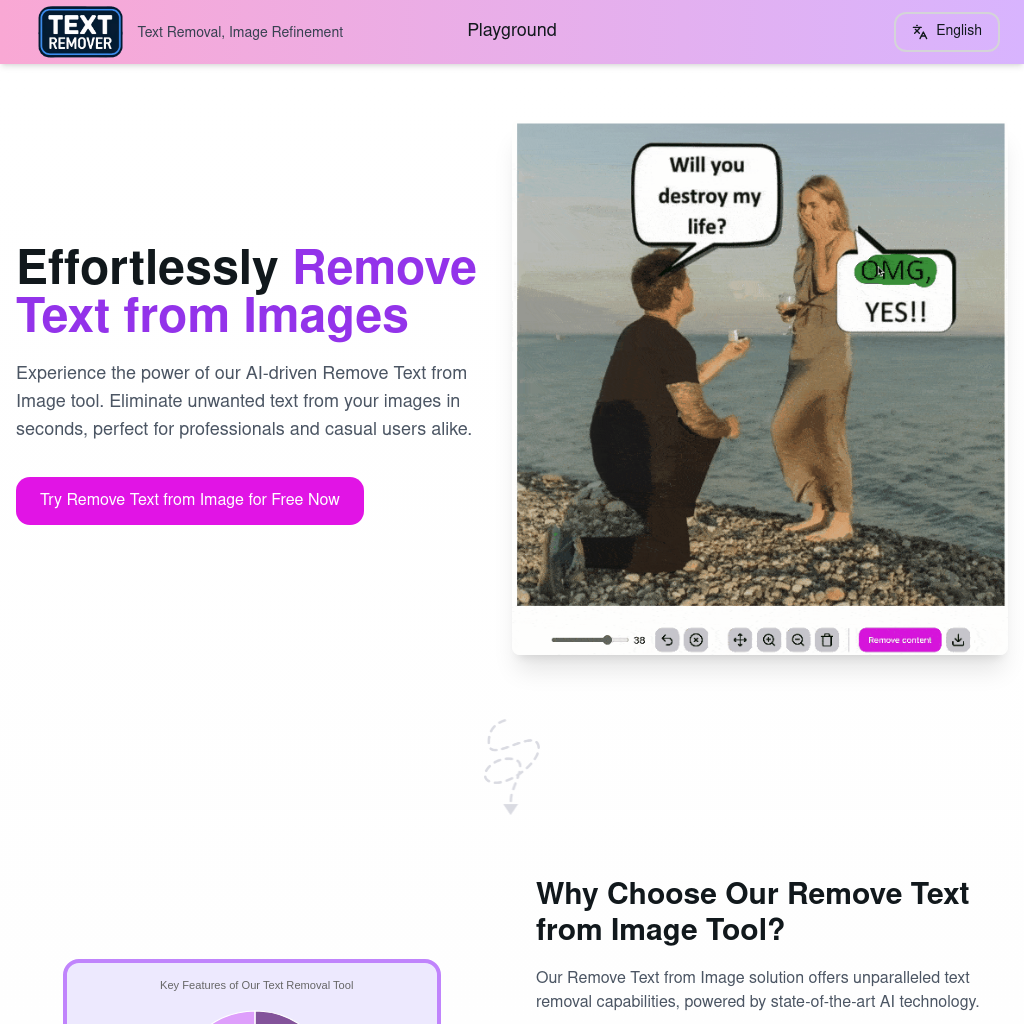 Remove Text from Image | AI-Powered Text Removal Tool