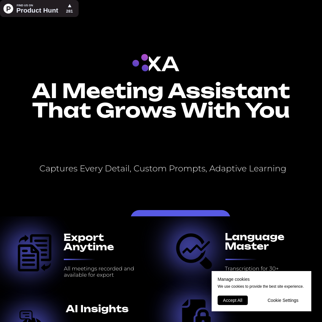 Vexa: Your Smart Assistant for Business Meetings