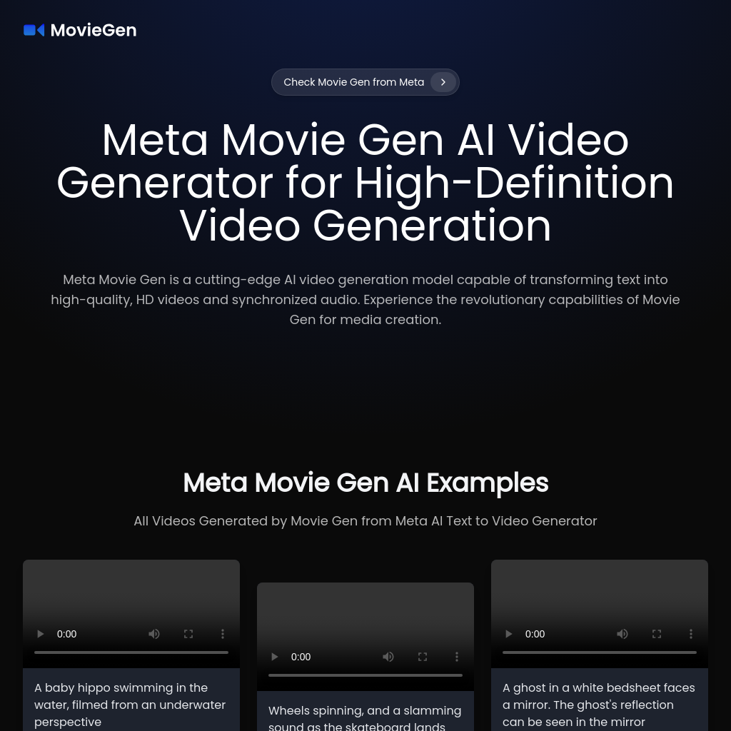 Meta Movie Gen AI: Transform Text into Stunning Videos