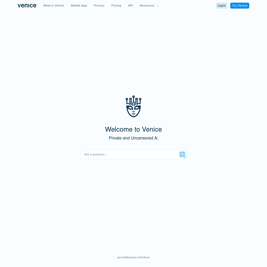 Venice AI | Private & Uncensored Text, Image, and Code Generation