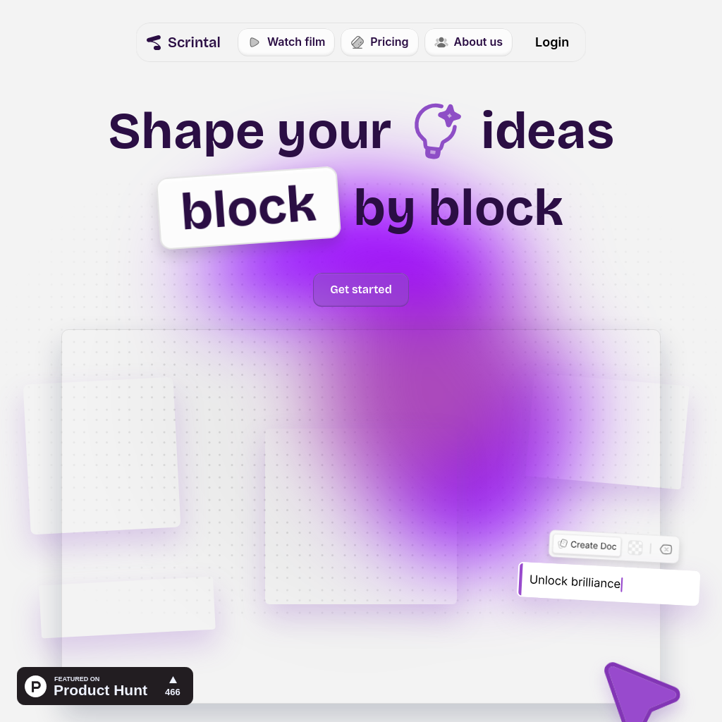 Scrintal: Transform Ideas into Insights, Block by Block