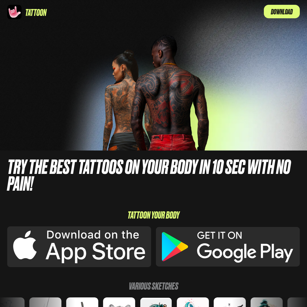 Tattoon: Realistic AI Tattoo Overlays on Your Body