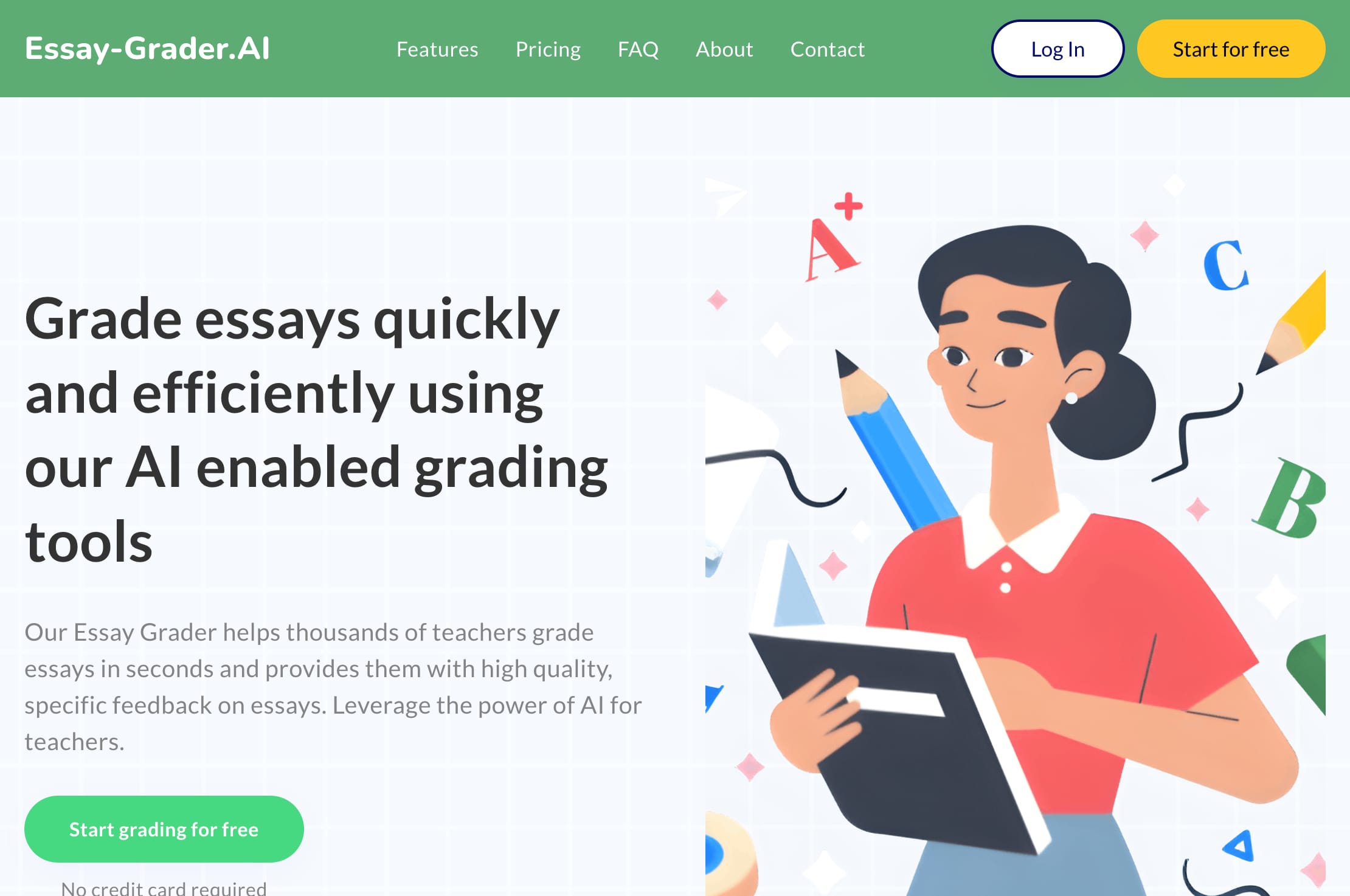 Essay Grader AI - Efficient Essay Grading for Teachers