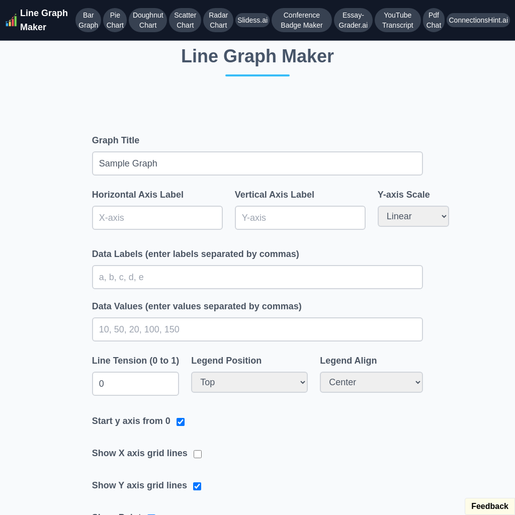 Line Graph Maker | Create Stunning Line Charts for Free