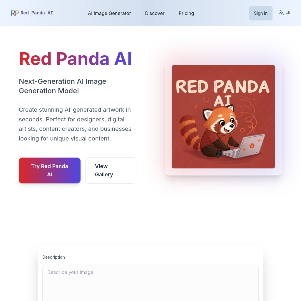 Red Panda AI | Revolutionizing AI Image Generation