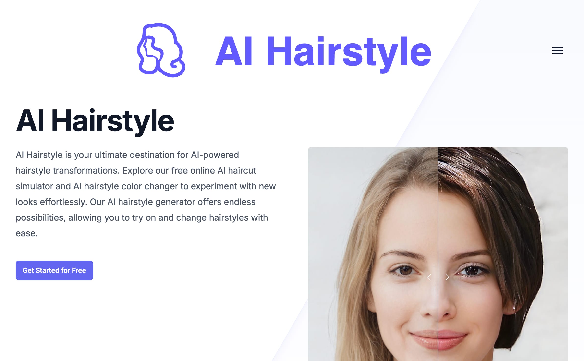 AI Hairstyle: Free Online Hairstyle Generator & Color Changer