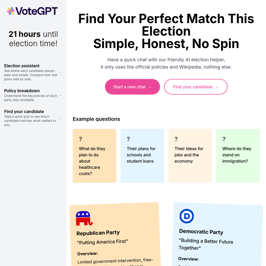 VoteGPT - Your Ultimate Election Assistant