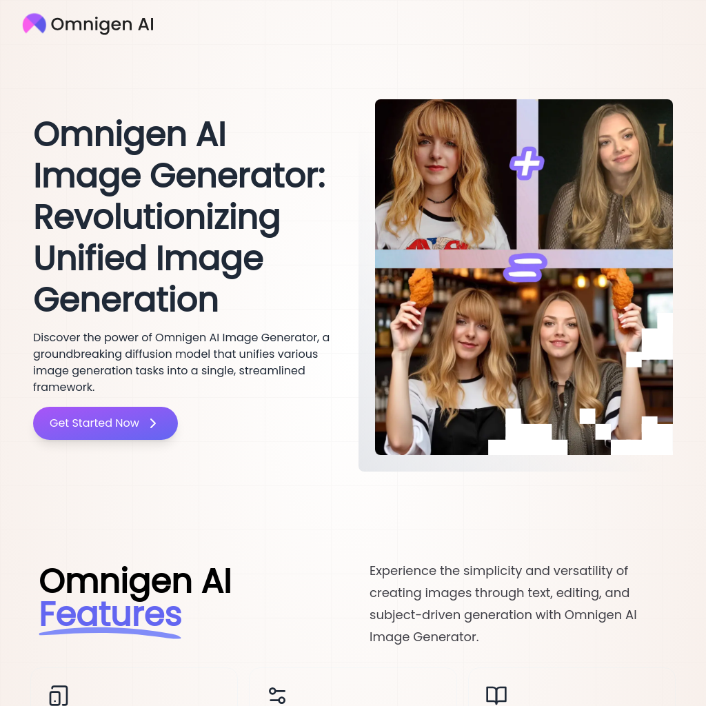 Omnigen AI: Advanced AI Image Generation Platform for Stunning Group Photos