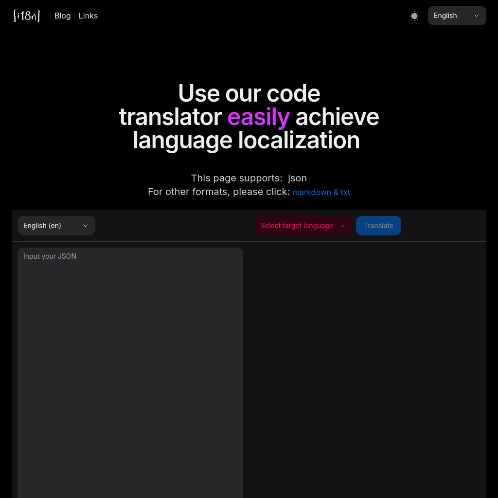 I18n Code - Effortless JSON and Blog Post Translation