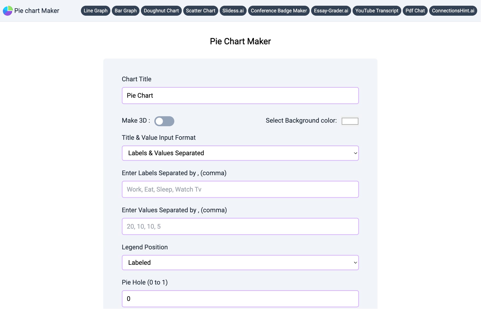 Pie Chart Maker - Create Stunning Charts Easily