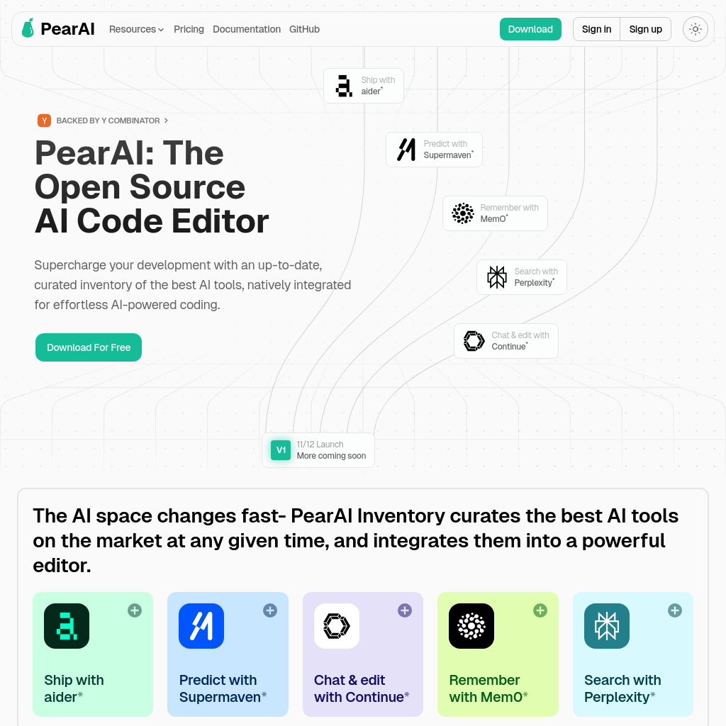 PearAI - Open Source AI Code Editor for Enhanced Development