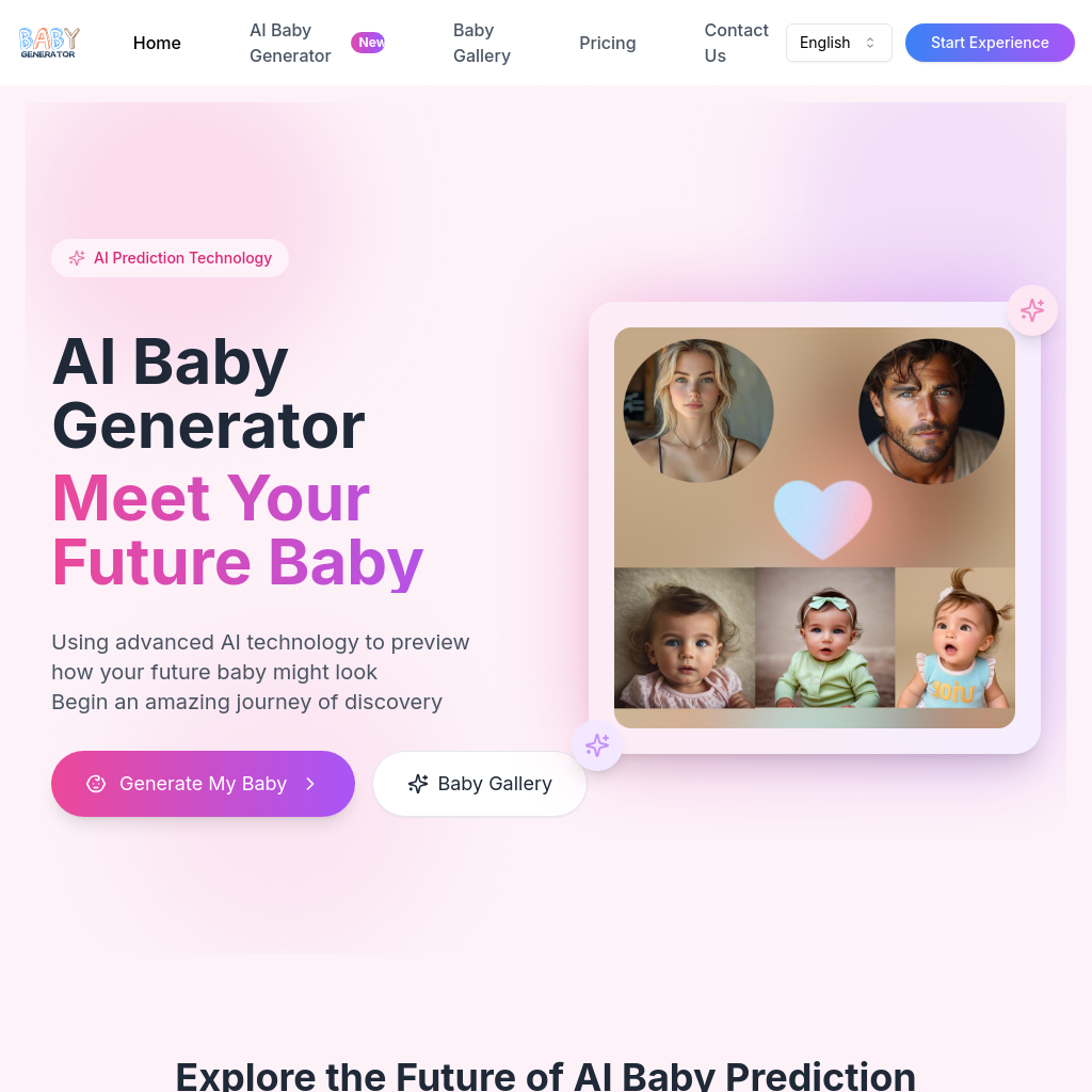 Baby Generator | AI Baby Prediction Tool | Free Trial