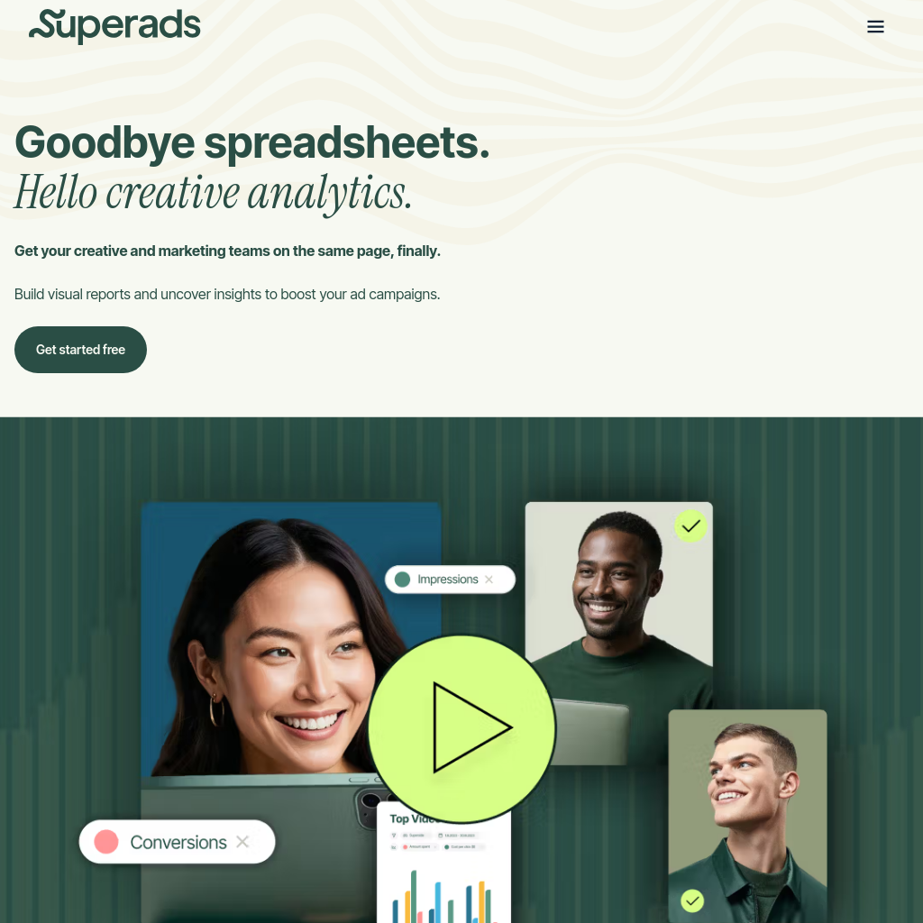 Superads - AI-Powered Creative Analytics for Marketers & Teams