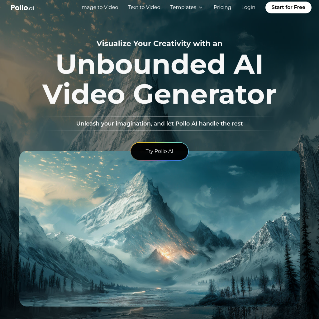 Pollo AI: Unbounded AI Video Generator for Stunning Visuals