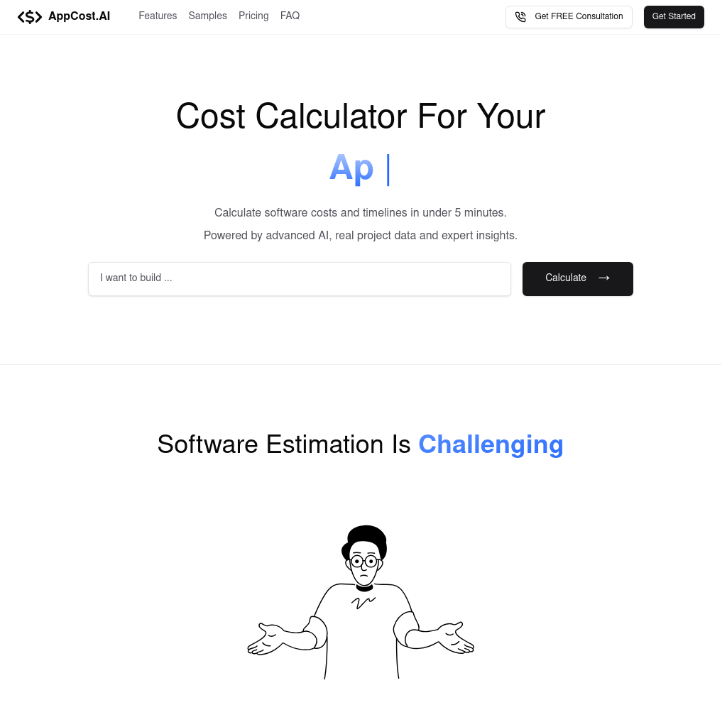 AppCost.AI | Accurate Software Development Cost Estimator