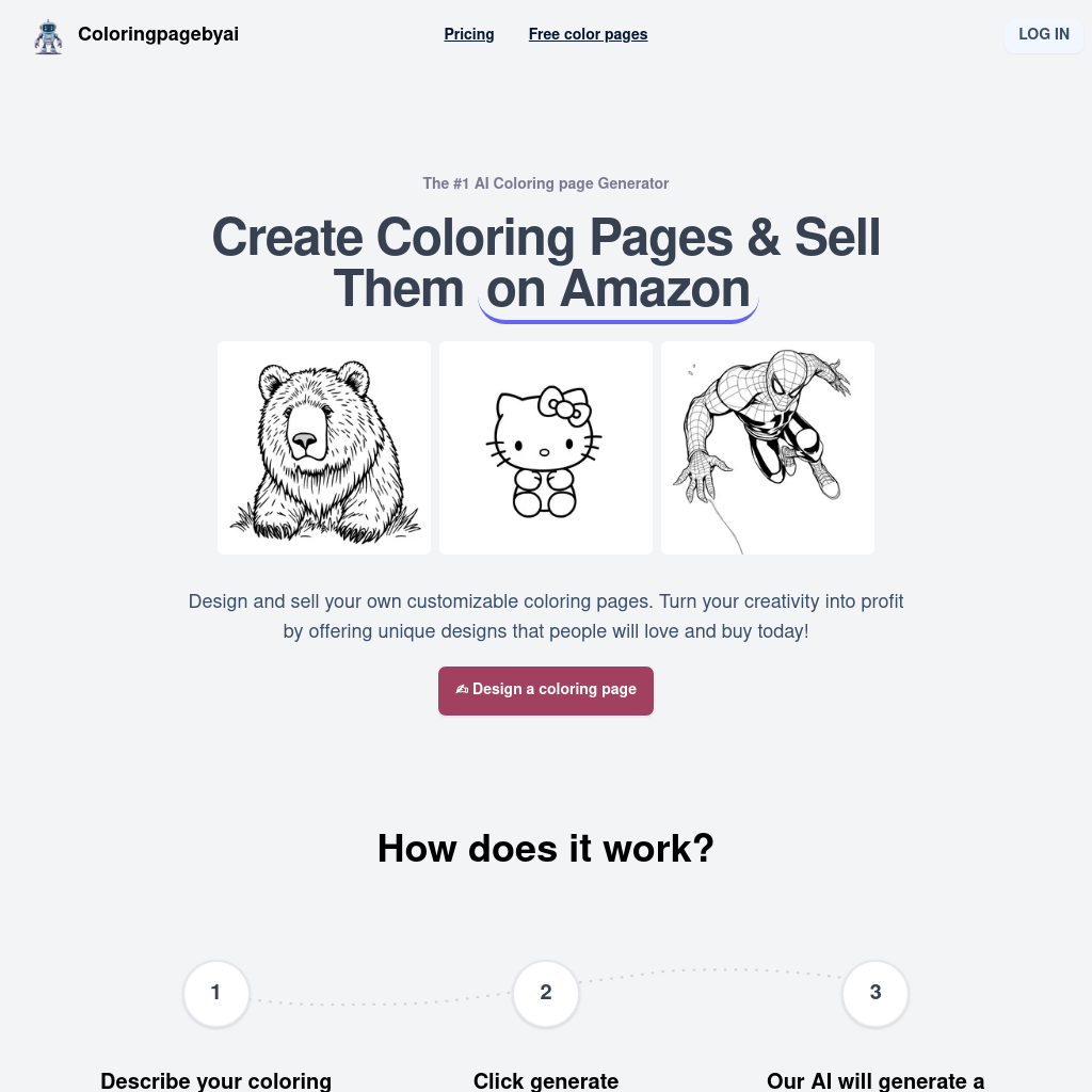 ColoringPageByAI: The Ultimate AI Coloring Page Generator