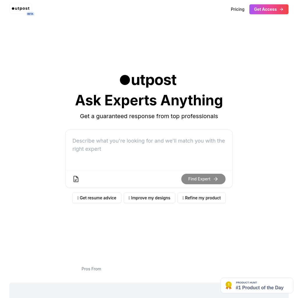 Outpost: Expert Advice for Your Career Goals