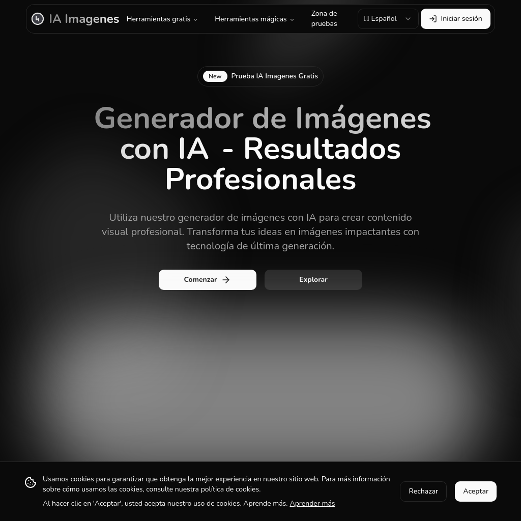 IA Imagenes - Generador de Imágenes Inteligente con IA