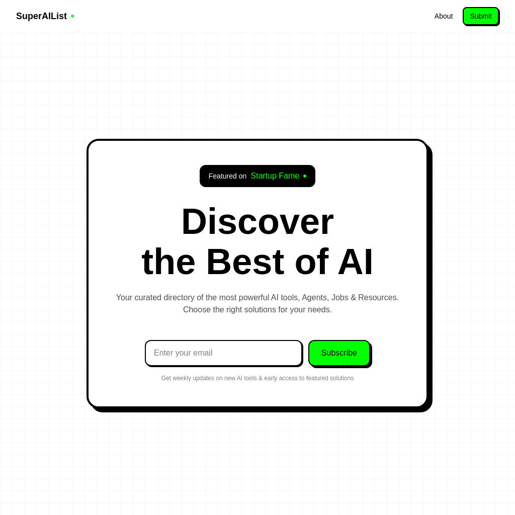 SuperAIList - AI Tools &amp; Agents Directory | Find Best AI Solutions