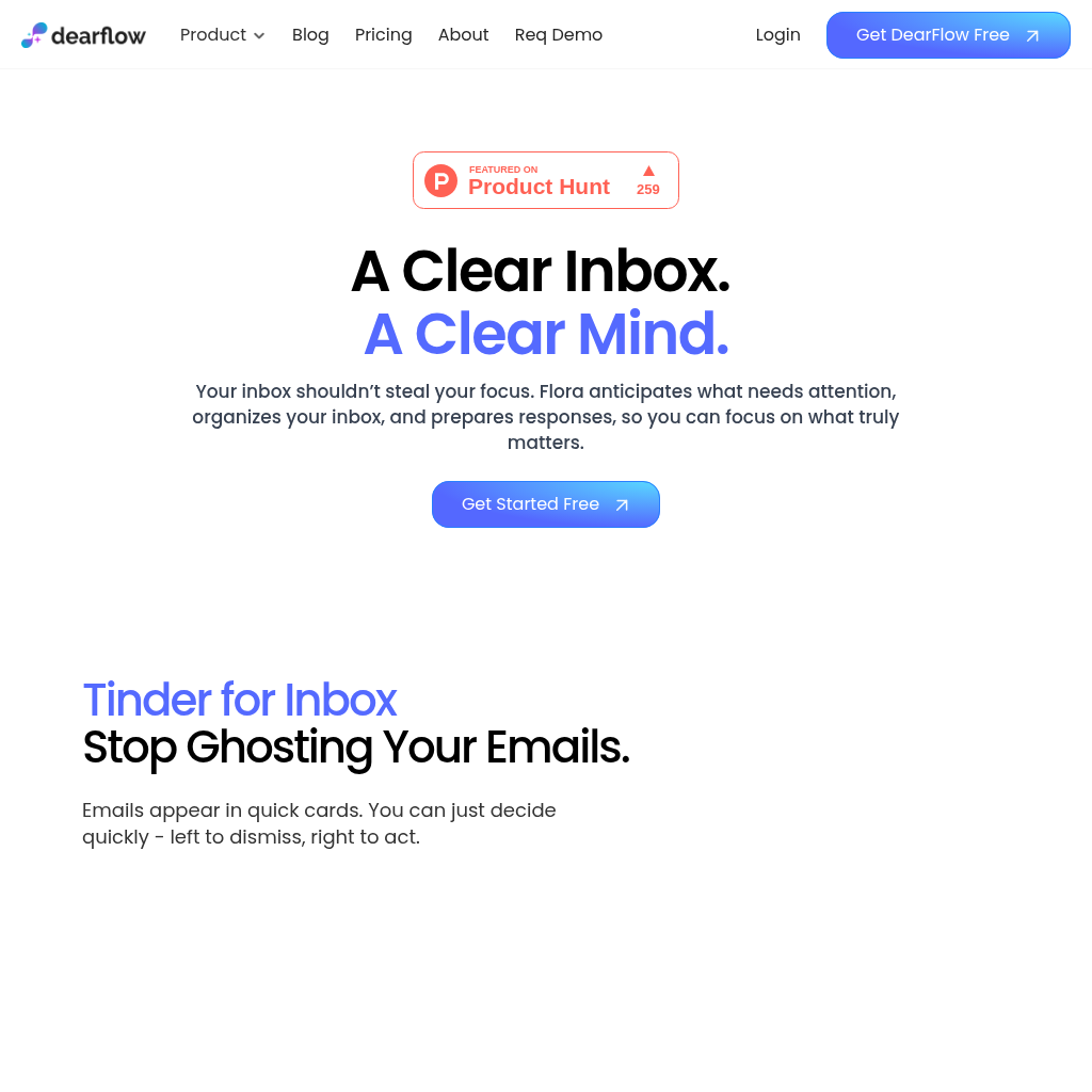 DearFlow AI: Smart Email Management for a Clear Mind