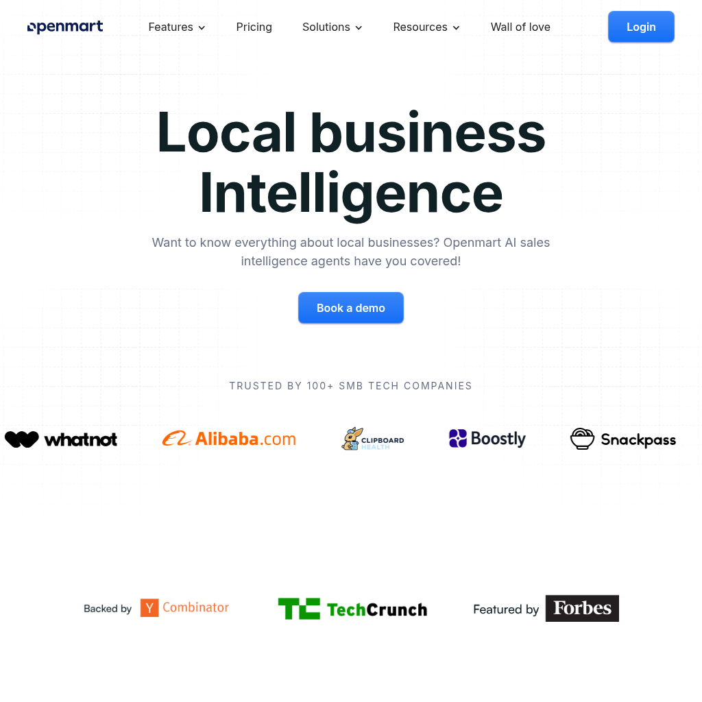 Openmart: AI Sales Intelligence for SMBs