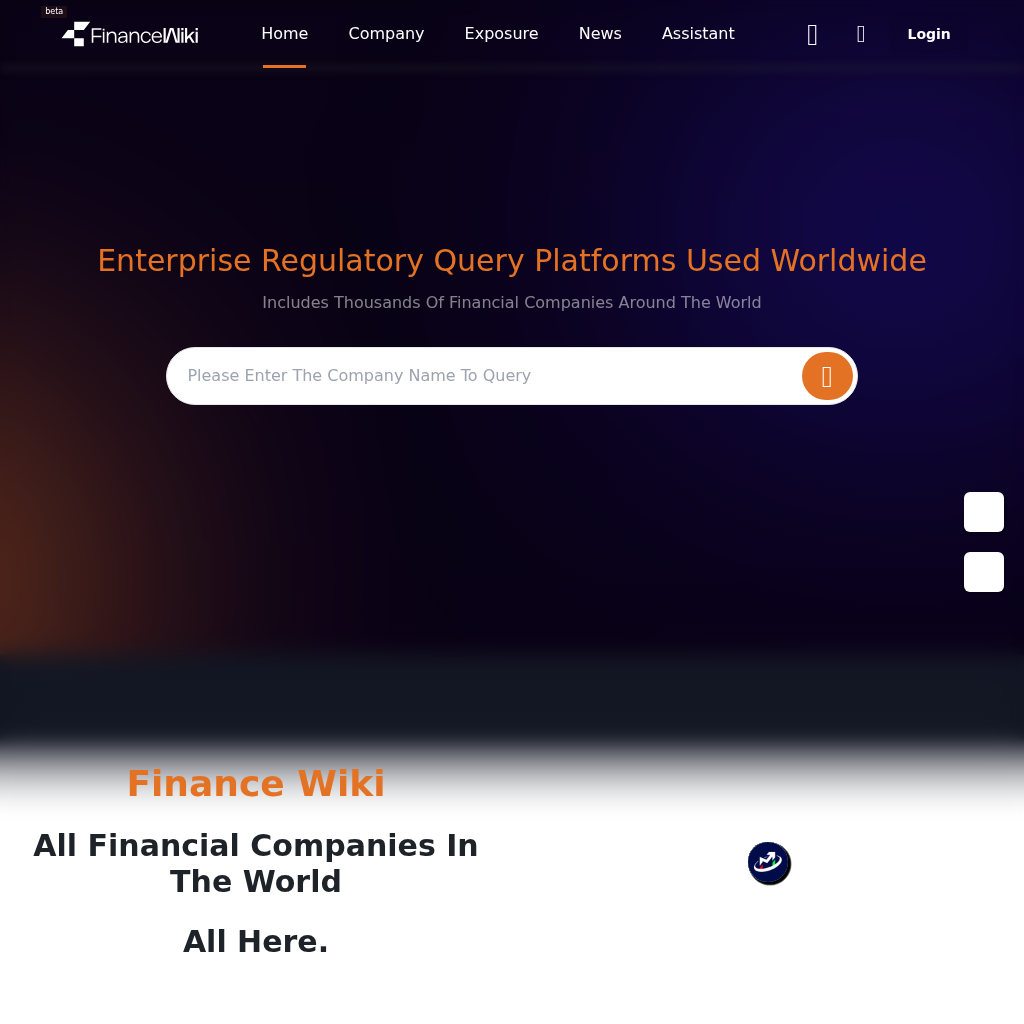 FinanceWiki - Global Financial Data & Insights