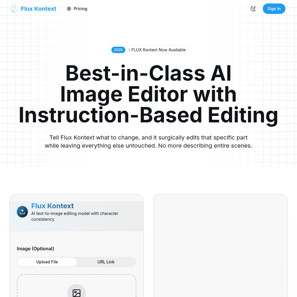 Flux Kontext: AI Image Editor with Smart Instructions