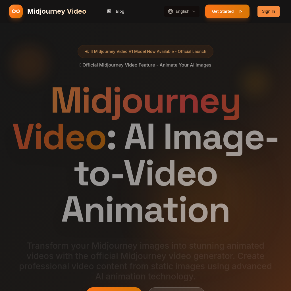 Midjourney Video Generator: Animate AI Art - Official AI Image-to-Video