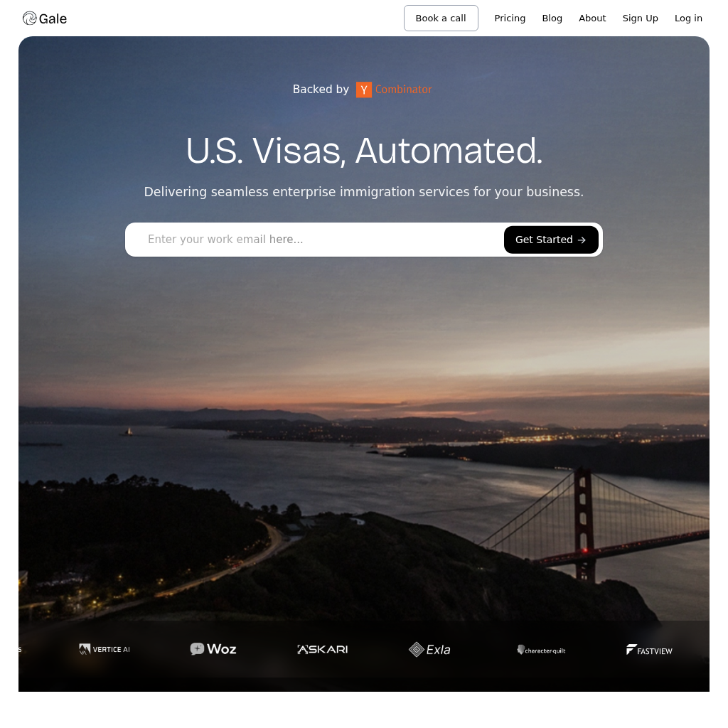Gale Visa: Automated US Visas