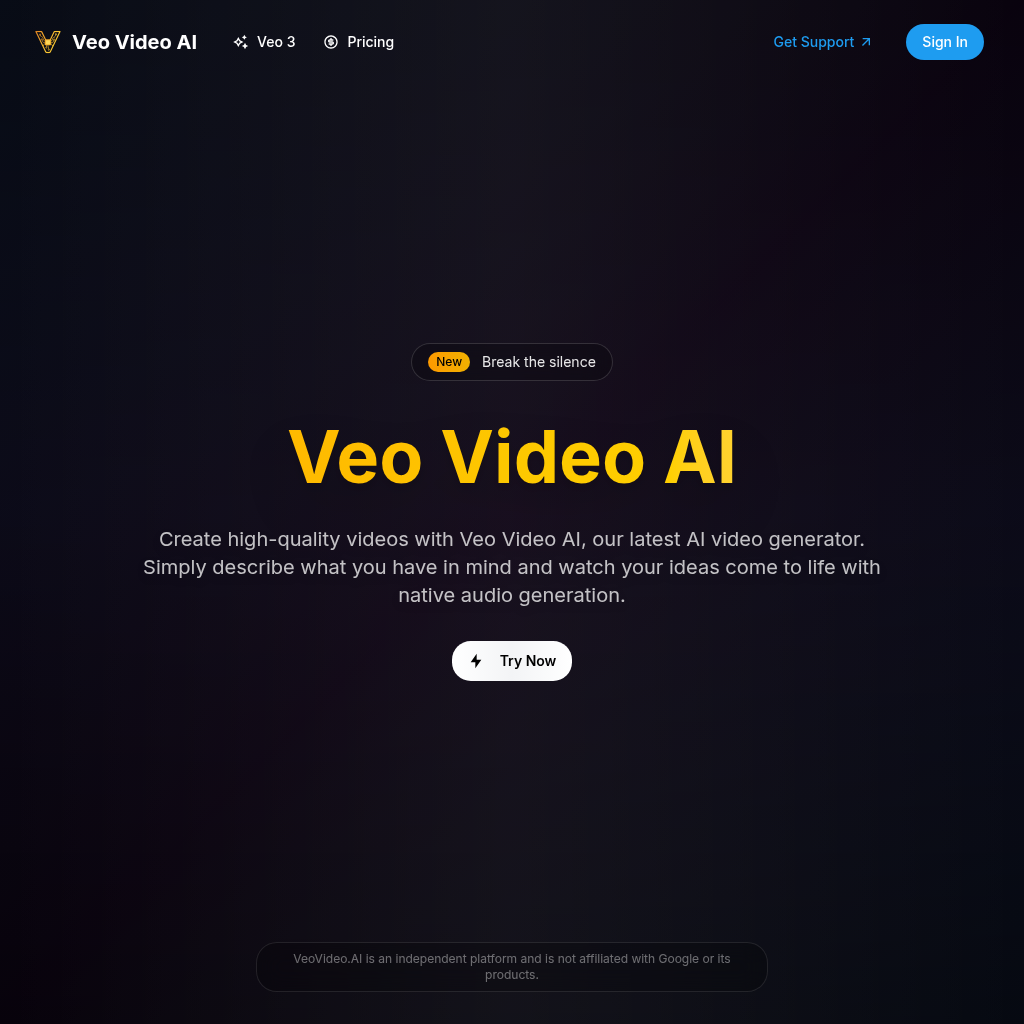 Veo Video AI - 8K AI Video Generator | Viral & Professional