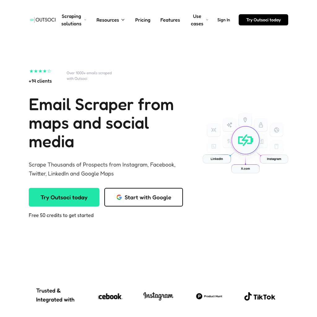 Outsoci - Social Media Lead Generation Tool