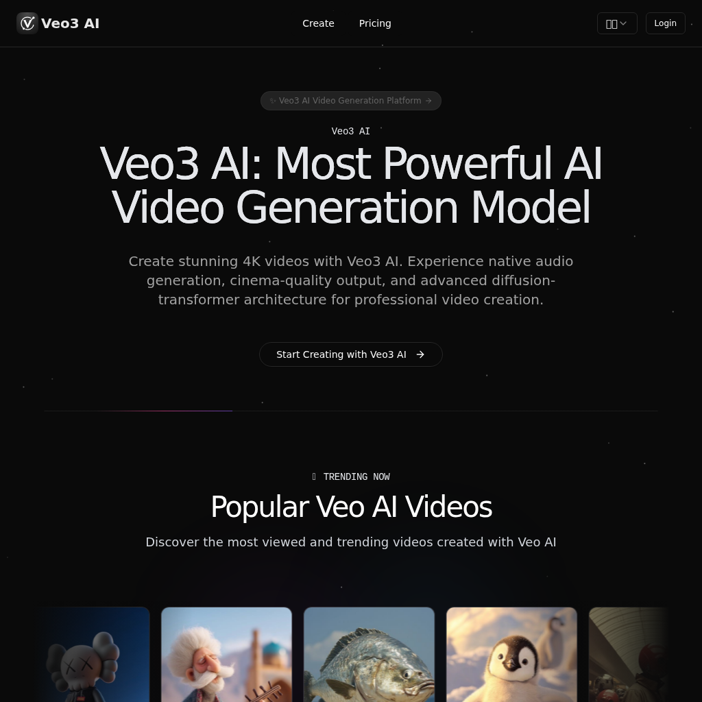 Veo3 AI: Advanced AI Video Generation & Editing Platform