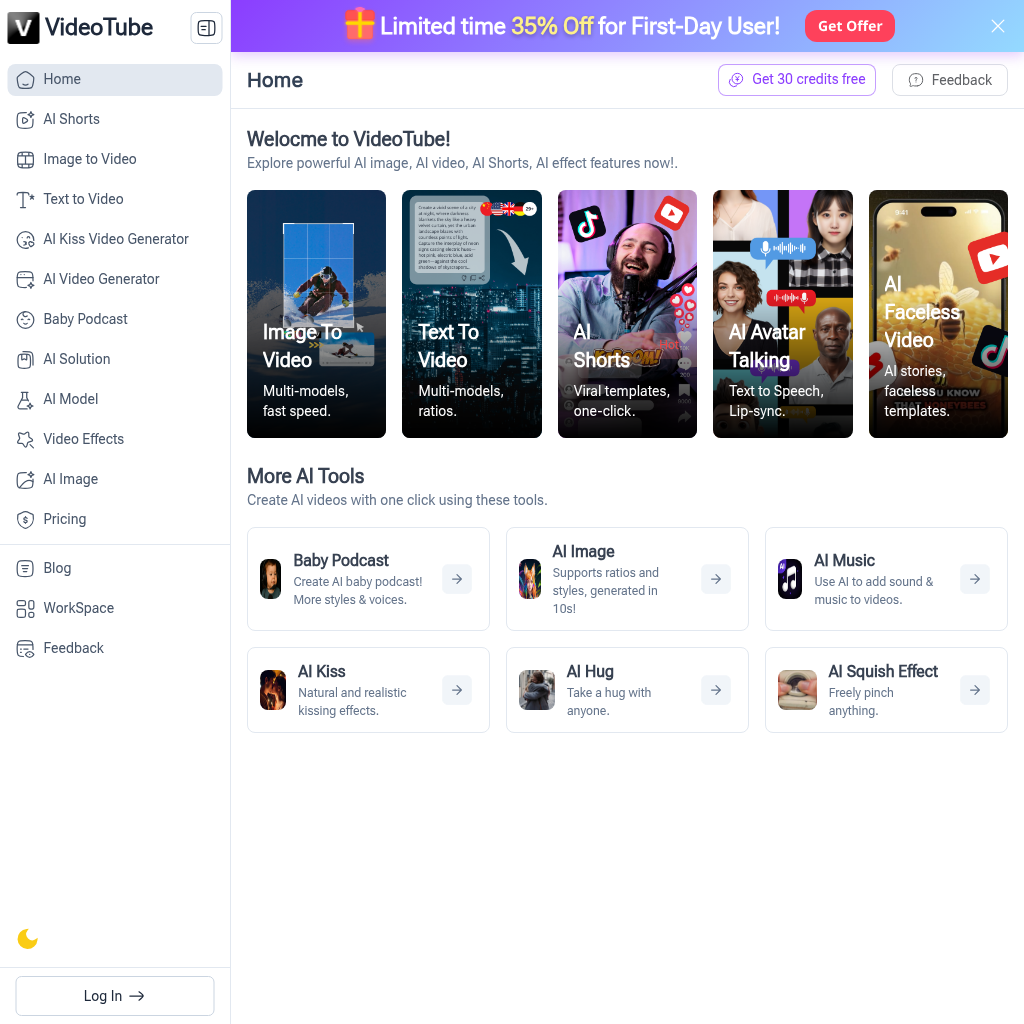 VideoTube - AI Video Generator: Create Viral Shorts