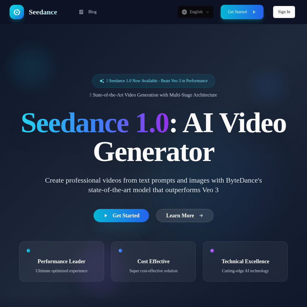 Seedance AI Video Generator: Outperform Veo 3 with ByteDance's AI