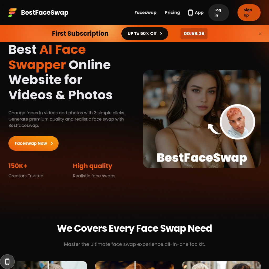 BestFaceSwap: AI Face Swap for Photos & Videos