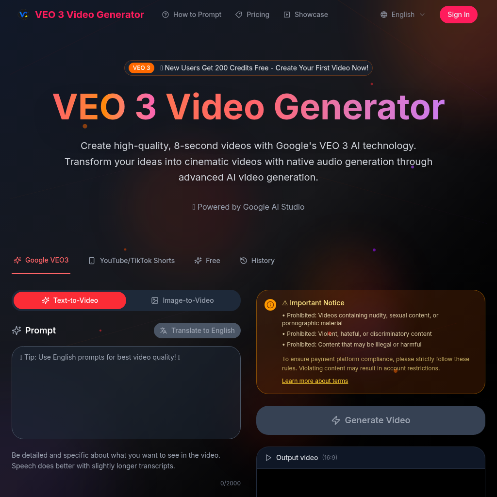 VEO 3 Video Generator: AI-Powered Video Creation