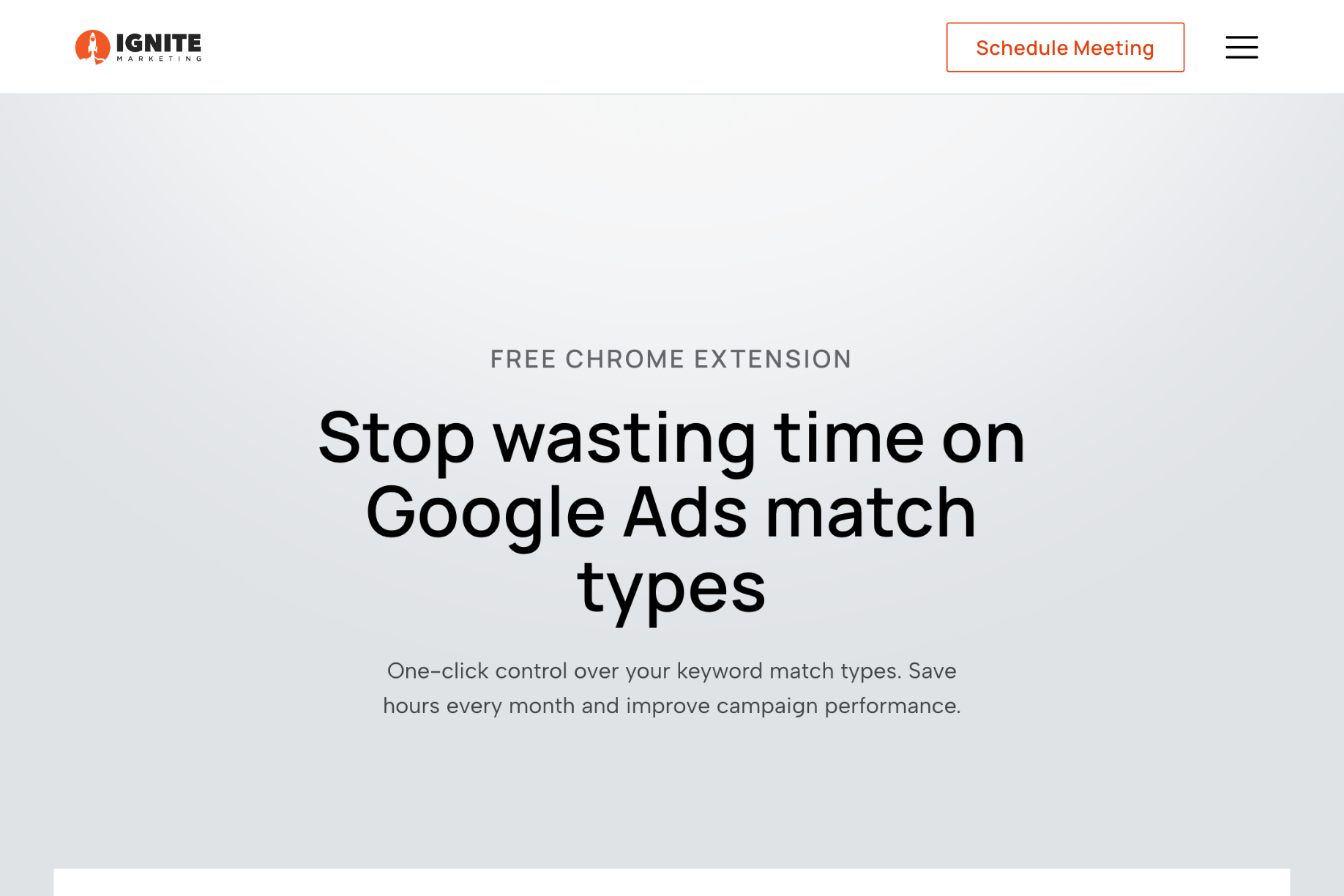 Ignite Marketing Keyword Match Type Helper - Google Ads Extension