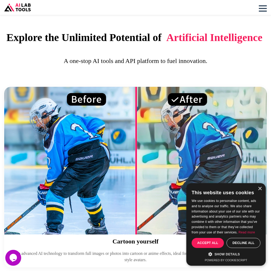 AILab Tools: AI-Powered Image Editing & APIs