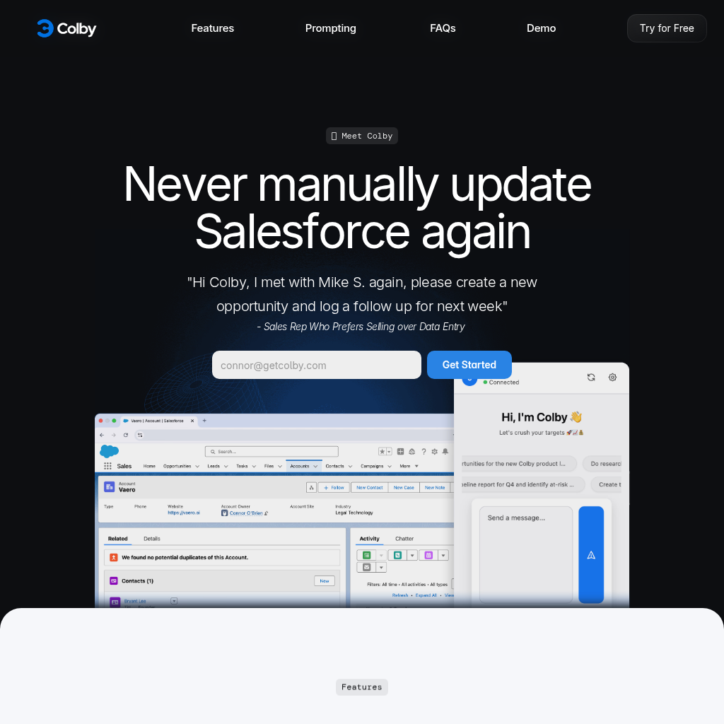 Colby AI Sales Analyst | Boost Salesforce Productivity