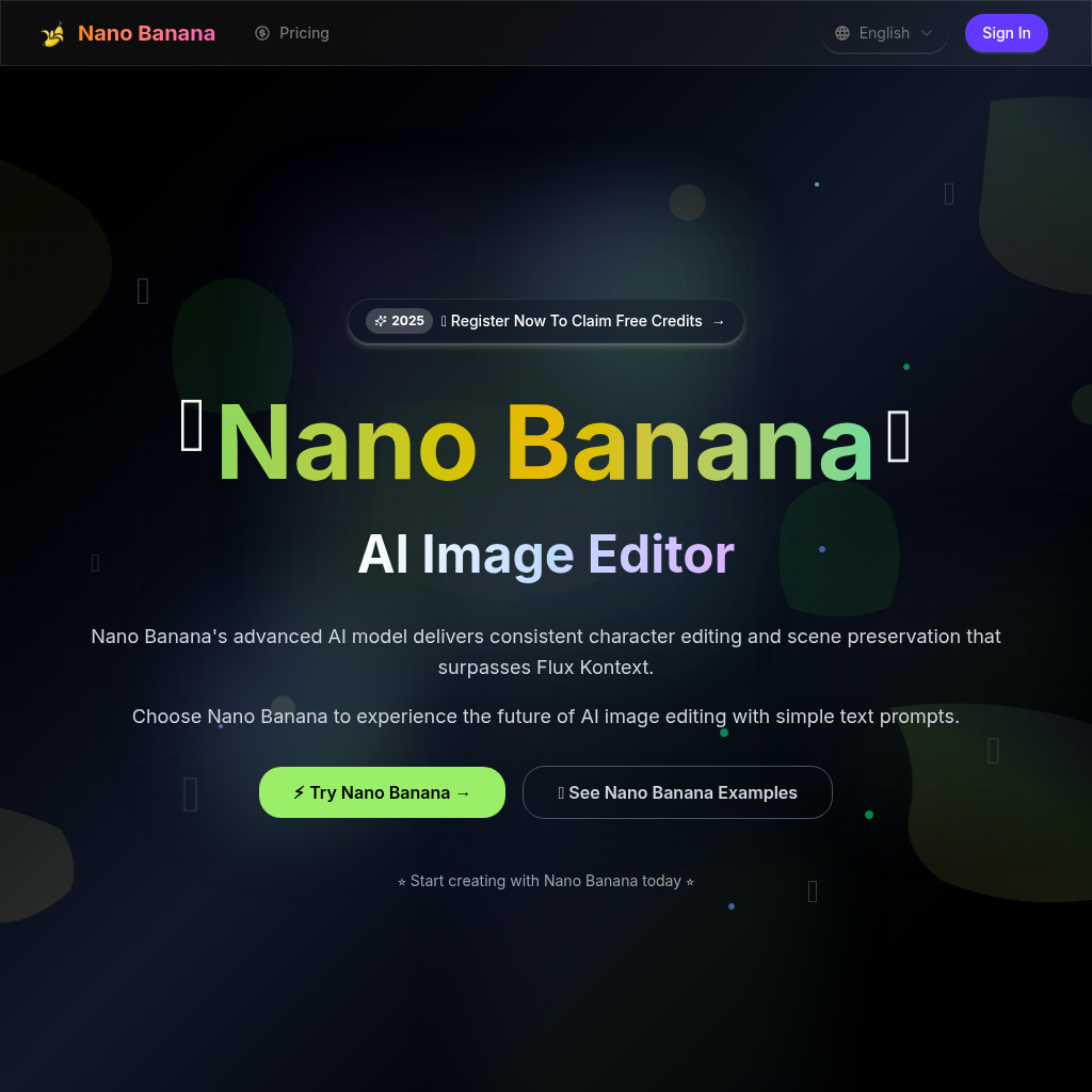 Nano Banana AI: Free AI Image Generator & Editor