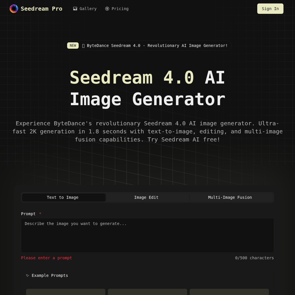Seedream 4.0 Pro: AI Image Generator by ByteDance