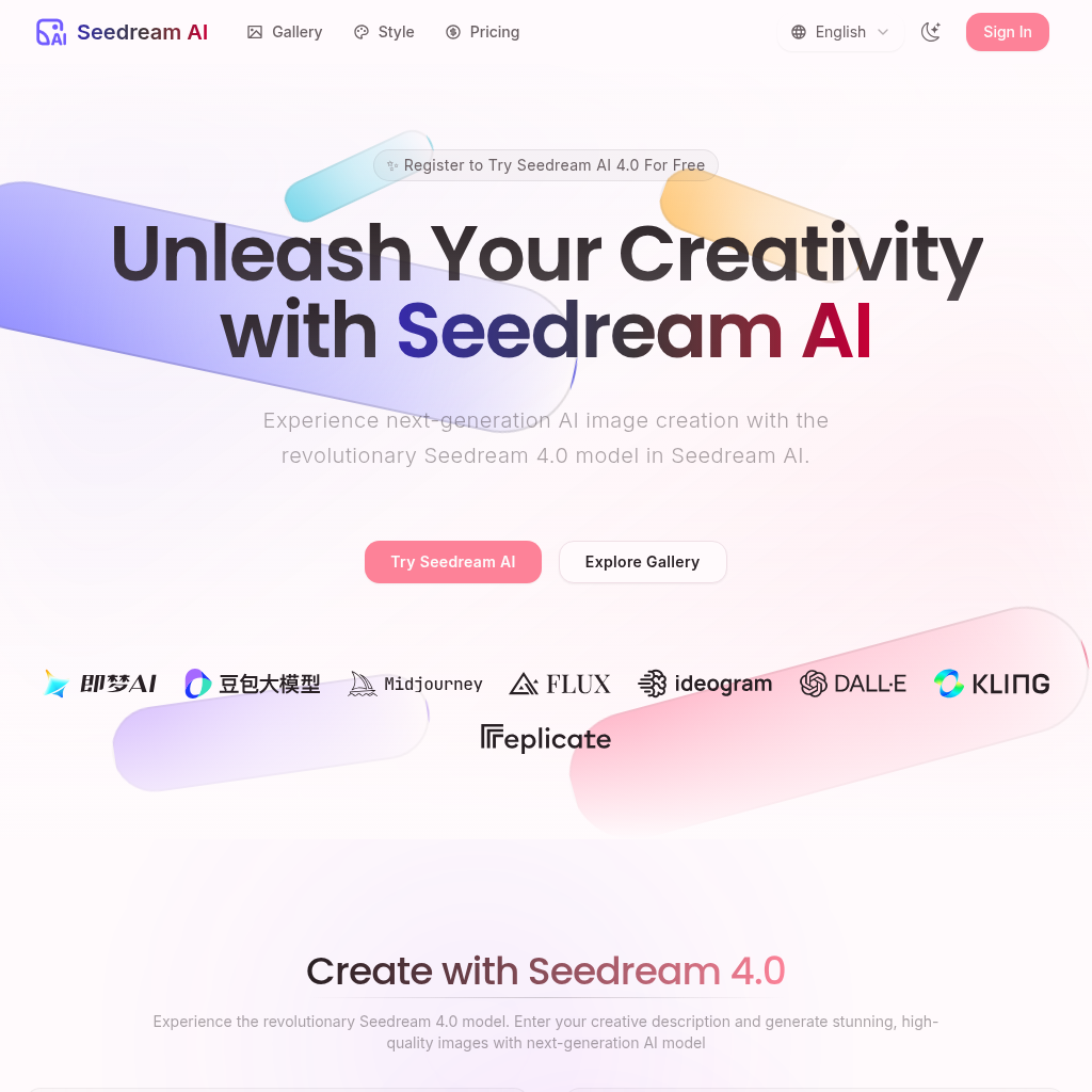 Seedream AI 4.0: Free AI Image Generator