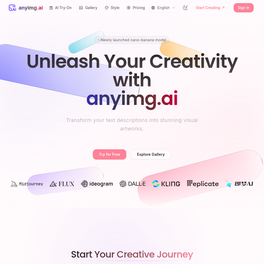Anyimg.ai: Create Stunning AI Images & Art